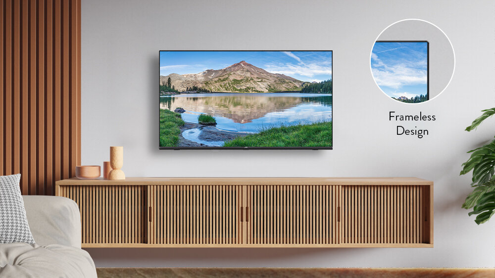 Telewizor JVC LT-40VQF54PA - Bezramkowa konstrukcja