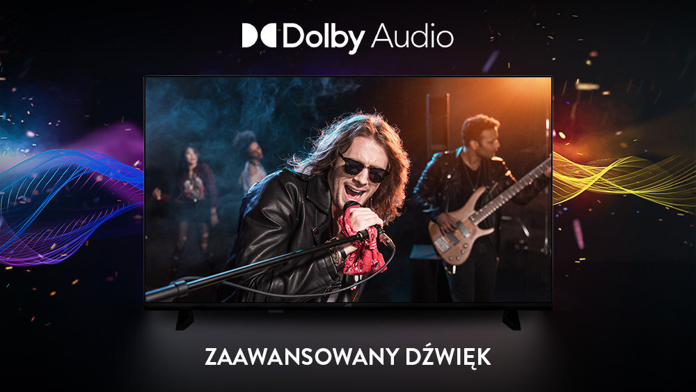 Telewizor JVC LT-40VQF54PA - Świetna jakość dźwięku