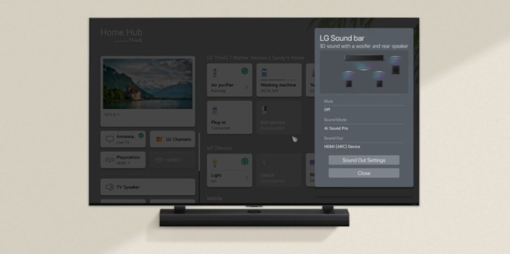 Telewizor LG 98QNED89 - WOW Interface