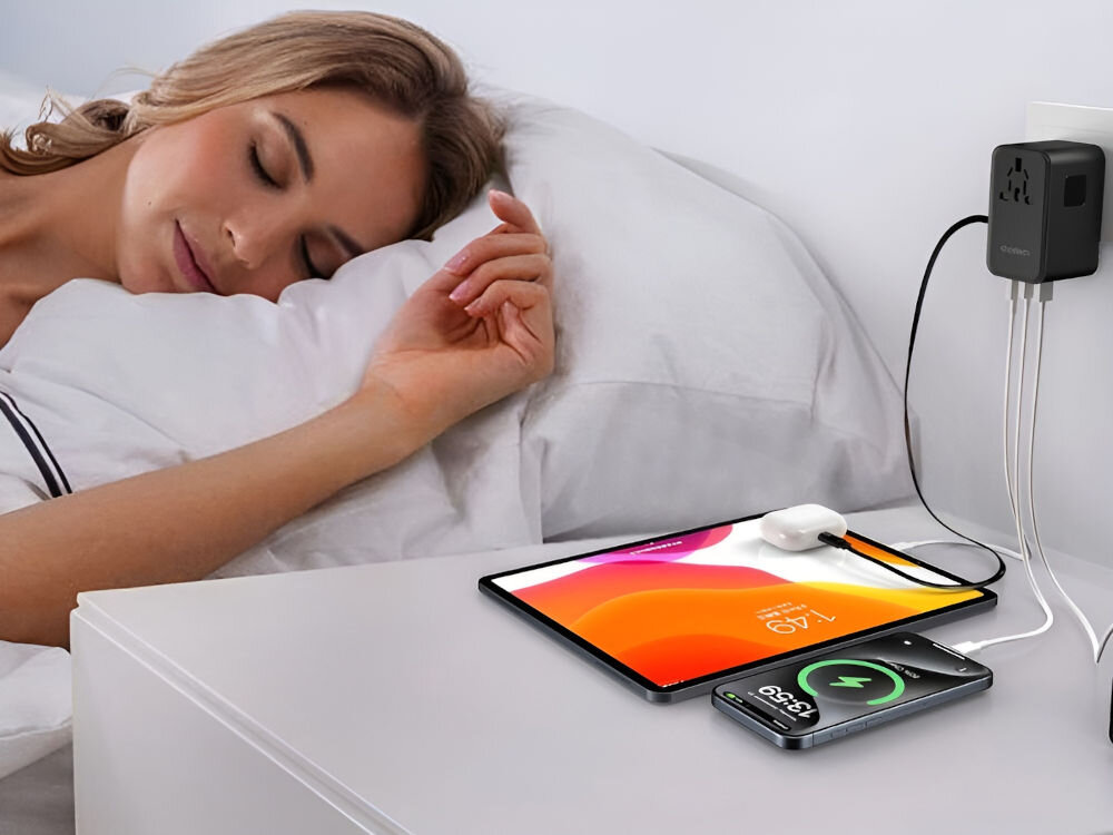 Ładowarka podróżna CHOETECH PD5020 35W Czarny zabezpieczenia bezpiecznik ochrona