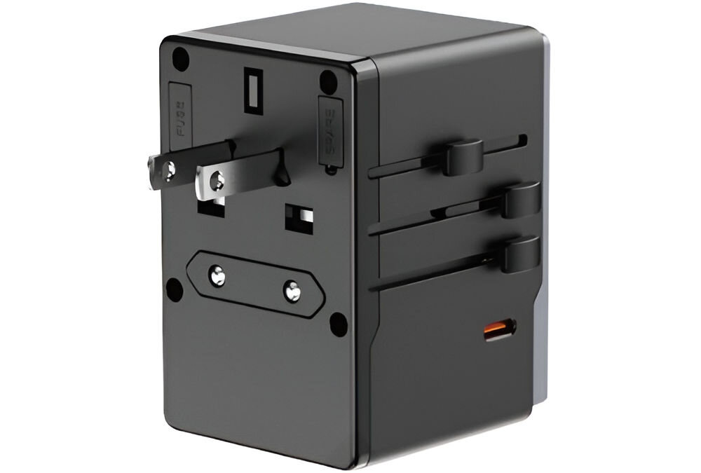 Adapter podróżny DUDAO A35PRO 35W Czarny kompatybilność 200 krajów