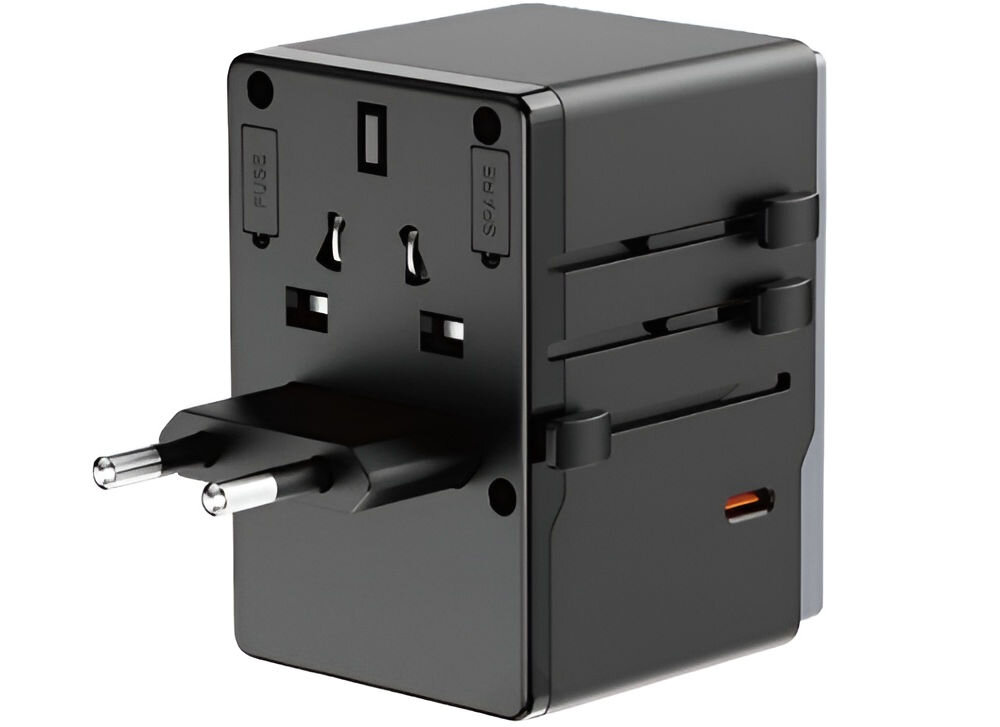 Adapter podróżny DUDAO A35PRO 35W Czarny kompaktowy rozmiar