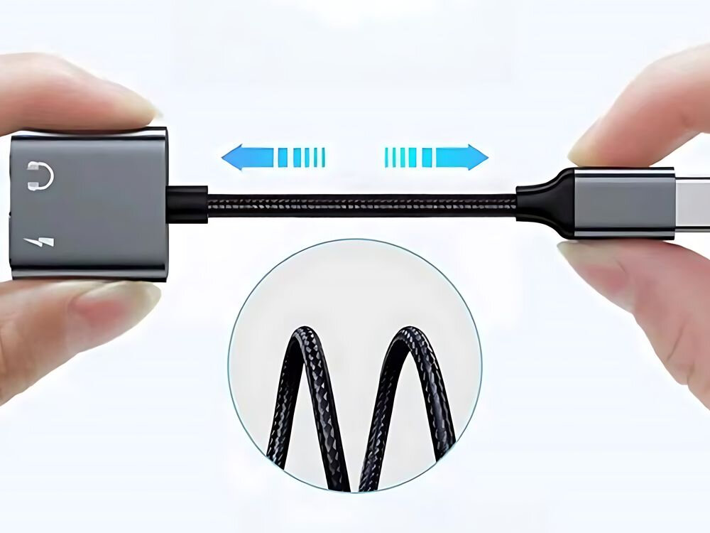 Adapter rozdzielający Beline BLNAA01 słuchawki audio wejście przenoszenie łatwość