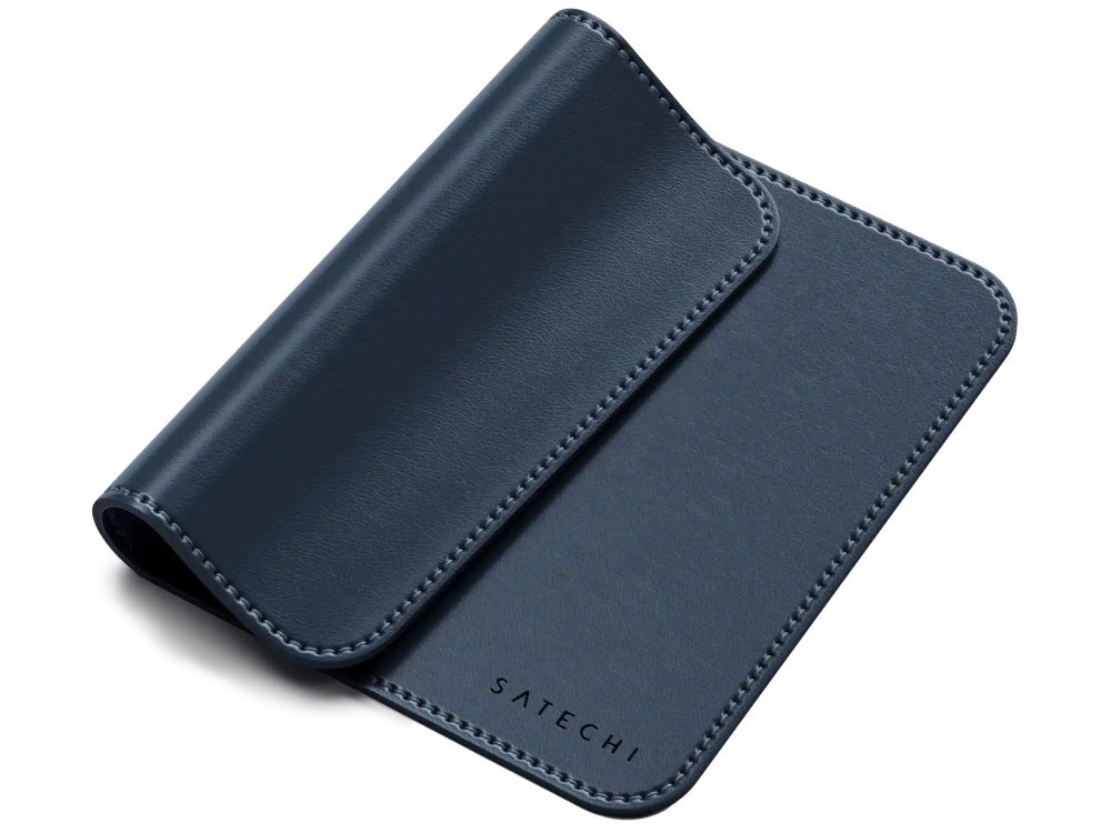Satechi Vegan-Leather Premium obszywane krawędzie materiał odporny na ścieranie - podkładka od boku