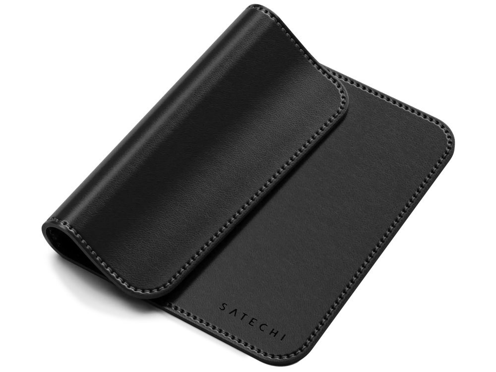 Satechi Vegan-Leather Premium obszywane krawędzie materiał odporny na ścieranie - podkładka od boku