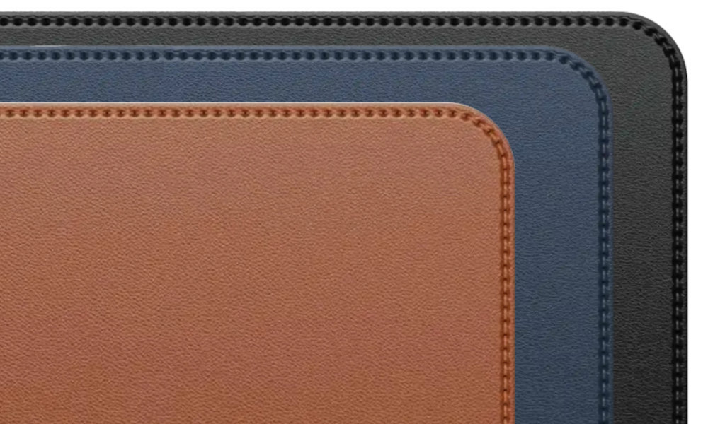 Satechi Vegan-Leather Premium trzech wariantach kolorystycznych: czarnym, brązowym i niebieskim - 3 warianty kolorystyczne