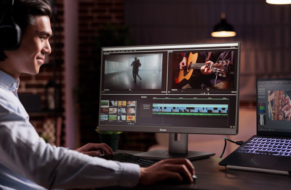 Monitor IIYAMA ProLite XUB2497HSU-B2 23.8 1920x1080px IPS 100Hz 1 ms [MPRT] obraz jakość przekątna matryca kąty widzenia