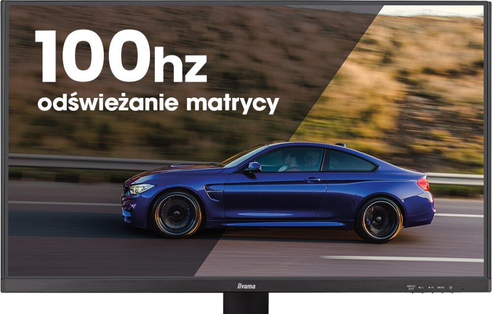 Monitor IIYAMA ProLite XUB2497HSU-B2 23.8 1920x1080px IPS 100Hz 1 ms [MPRT] odświeżanie płynność synchronizacja AdaptiveSync jasność kontrast