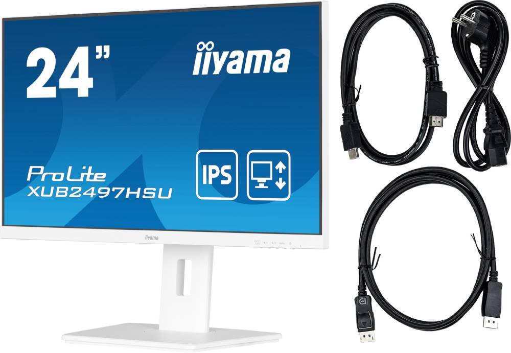 Monitor IIYAMA ProLite XUB2497HSU-W2 23.8 1920x1080px IPS 100Hz 1 ms [MPRT] 