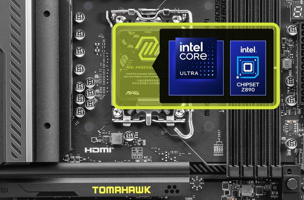 Płyta główna MSI MAG Z890 Tomahawk Wi-Fi chipset kompatybilność procesory zasilanie