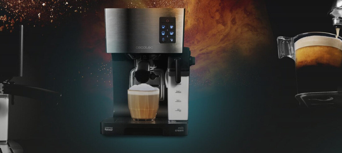 Ekspres CECOTEC Power Instant-ccino 20 wygląd design prezentacja wizualizacja Aromatyczna wygoda na co dzień