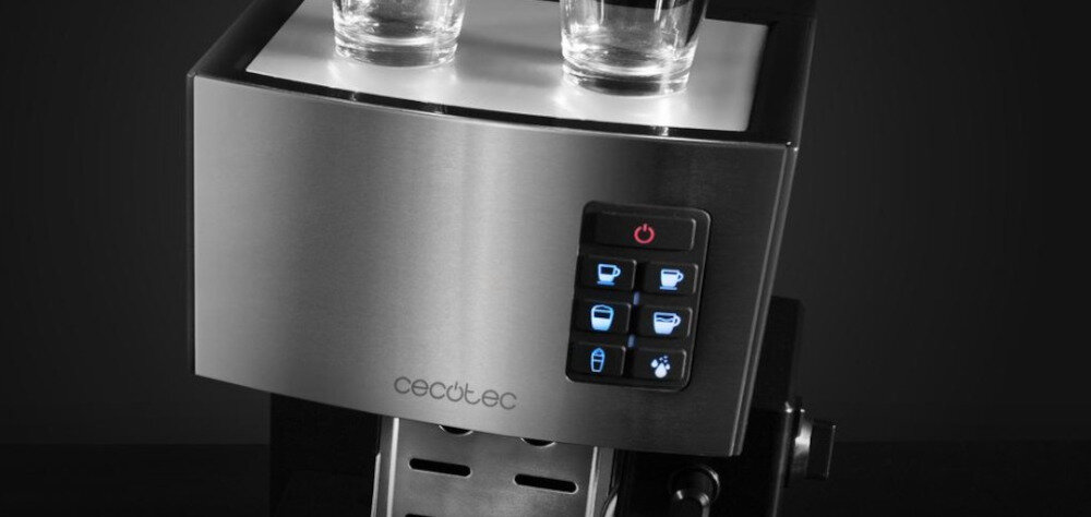 Ekspres CECOTEC Power Instant-ccino 20 Łatwa obsługa codzienna Prosty interfejs przygotować kawę jednym przyciskiem ustawienia napój Intuicyjna obsługa