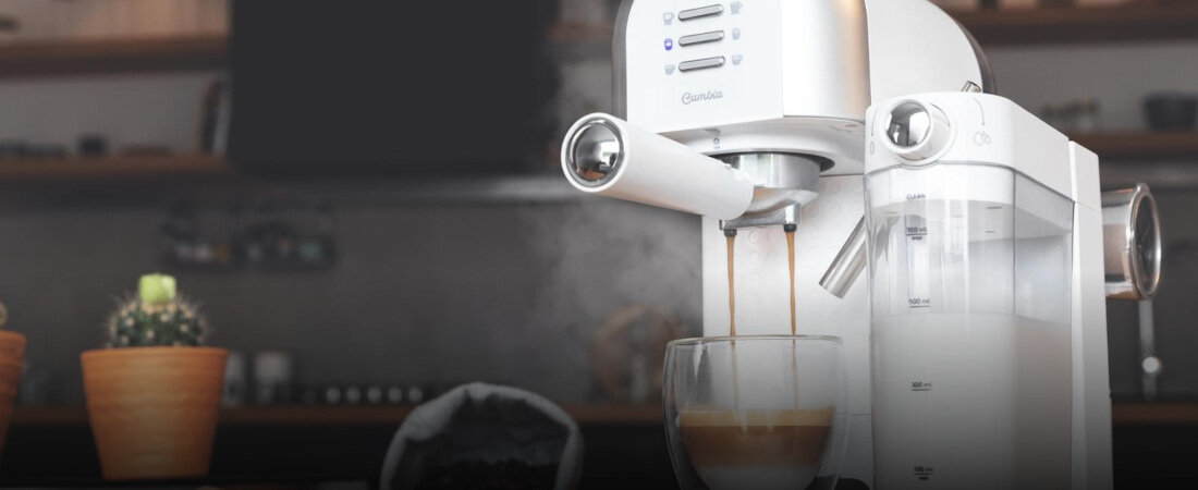 Ekspres CECOTEC Bianca Cumbia Power Instant-ccino 20 Chic Aromatyczne parzenie smak aromat ułatwienie System Thermoblock  parzenie kawa