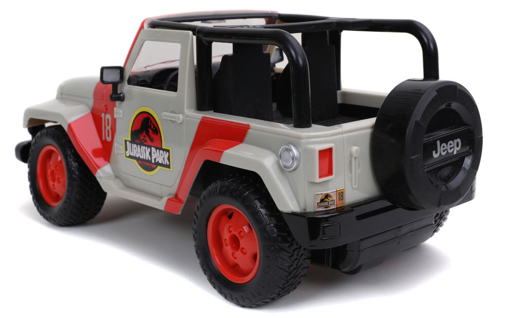 Samochód zdalnie sterowany JADA TOYS Jurassic Park Jeep Wrangler 253256000 łączy w sobie ekscytującą zabawę i rozwój wyobraźni dobry na prezent