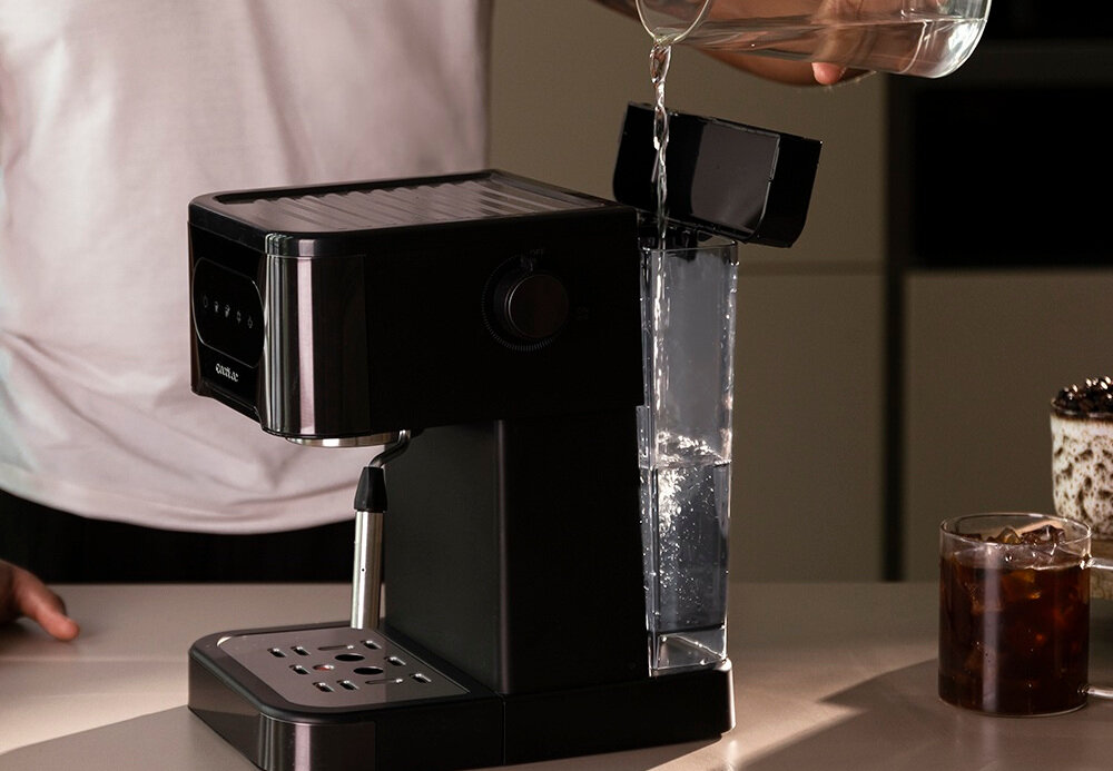 Ekspres CECOTEC Power Espresso 20 ColdBrew Duża pojemność Wyjmowany zbiornik na wodę Łatwy dostęp do zbiornika