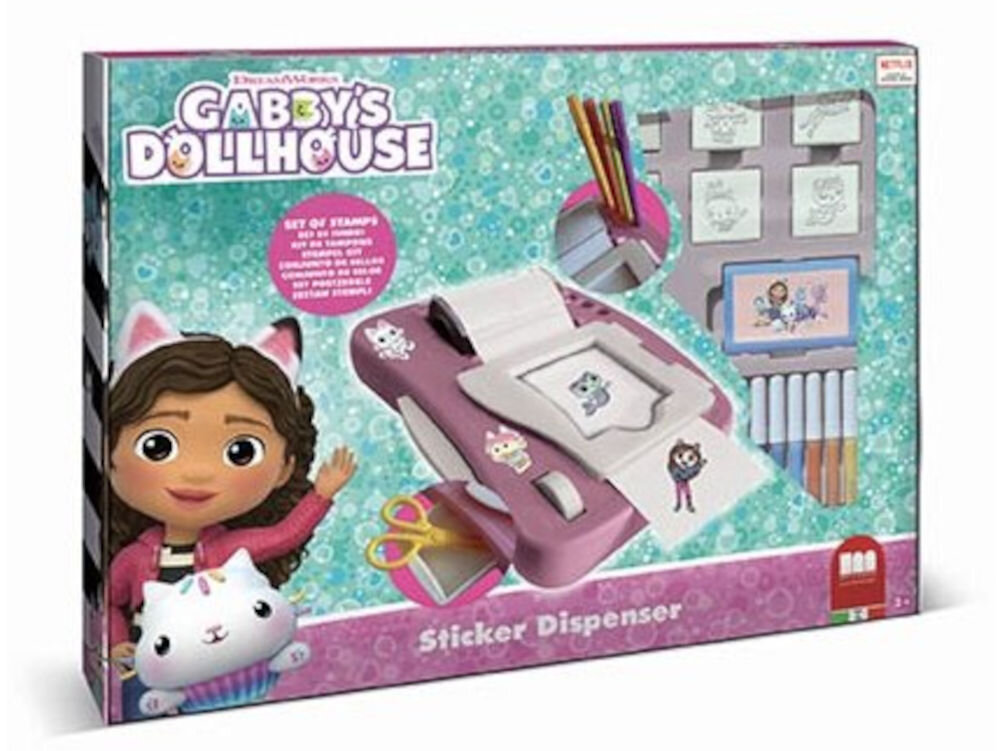 Zestaw kreatywny MULTIPRINT Koci Domek Gabi Maszyna do naklejeki 043-8117