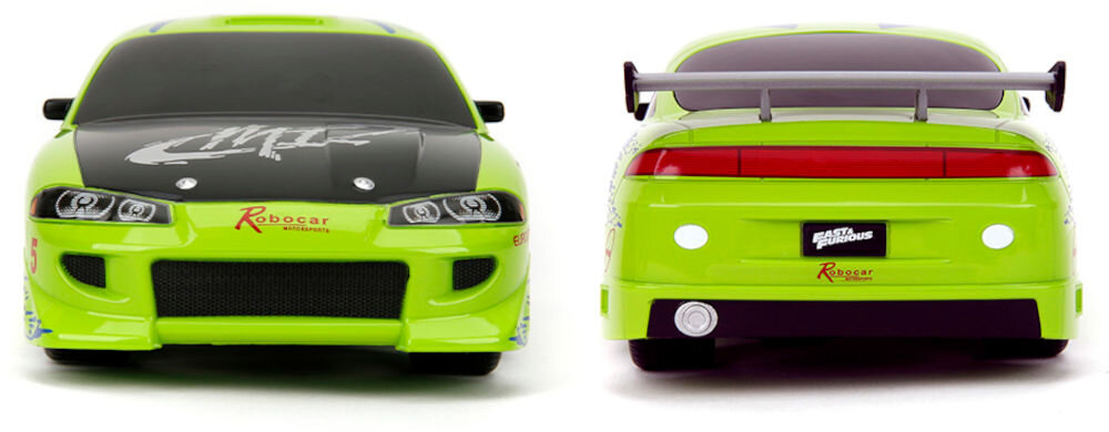 Samochód zdalnie sterowany JADA TOYS Szybcy i wściekli 1995 Mitsubishi Eclipse 253206014 20 letnia tradycja producent licencjonowanych figurek i pojazdów pojazdy wierne szczegółom różnorodne wysokiej jakości