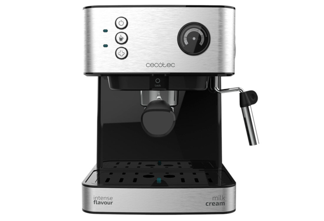 Ekspres CECOTEC Power Espresso 20  Oszczędność energii System automatycznego wyłączania tryb czuwania wymiary dopasowanie