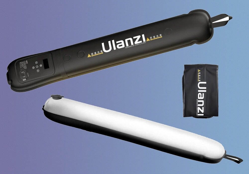 Lampa LED Ulanzi UA12 złożona i nadmuchana