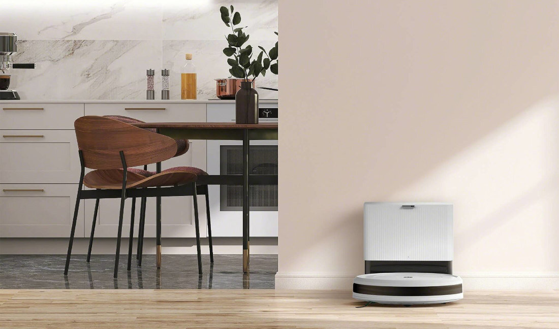 Robot sprzątający IROBOT Romba Combo Essential 2 Biały Skuteczne czyszczenie czujniki nawigacyjne elegancka budowa niski profil kurz brud kompaktowy rozmiar