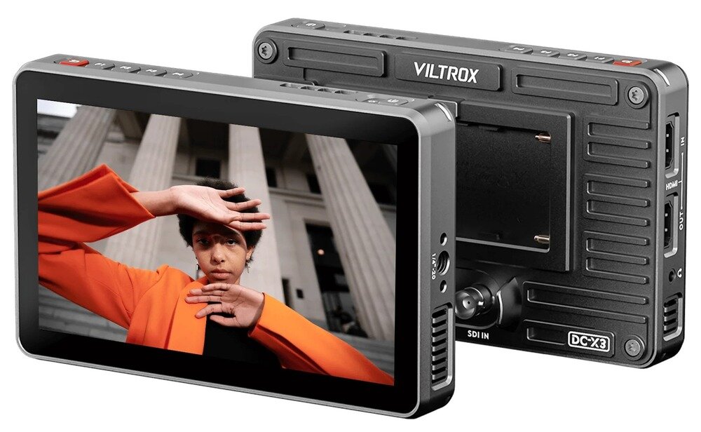 Monitor podglądowy VILTROX DC-X3 kadrowanie