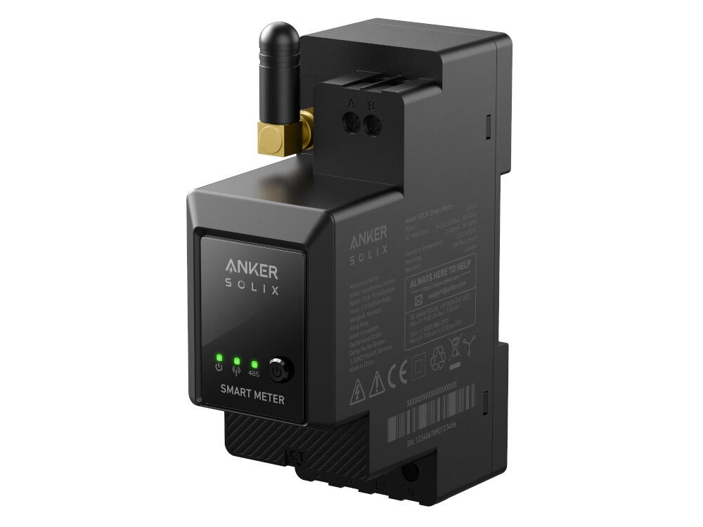 Sterownik ANKER Solix Smart Meter inteligentny precyzyjna kontrola nad zuzyciem energii redukcja strat maksymalna efektywnosc energetyczna oszczednosc