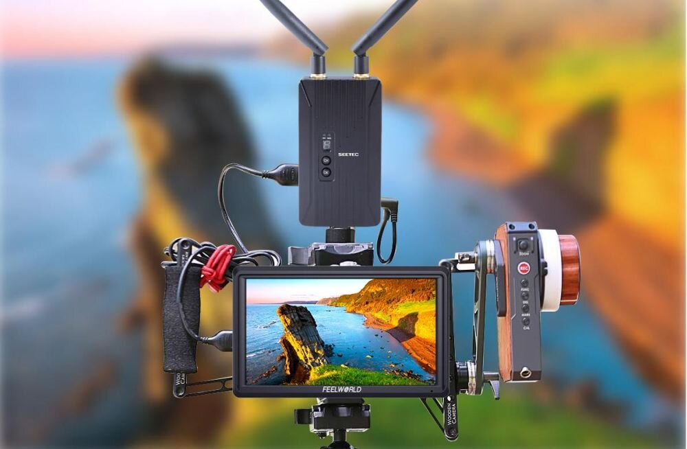 FEELWORLD FW568 V3 monitor podglądowy 6 cali Full HD 1920x1152 do kamer DSLR i filmowania