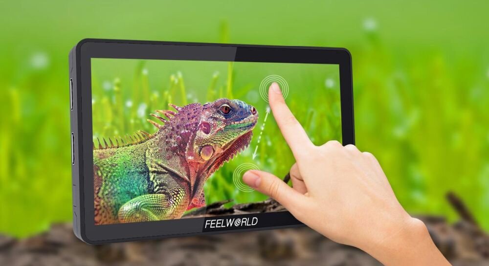 FEELWORLD F6 Plus V2 6 cali monitor podglądowy ekran dotykowy HDR lekka konstrukcja
