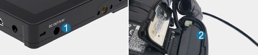 FEELWORLD F5 Pro V4 6 cali sterowanie dotykowe przyciski funkcyjne zoom gestami podgląd wideo