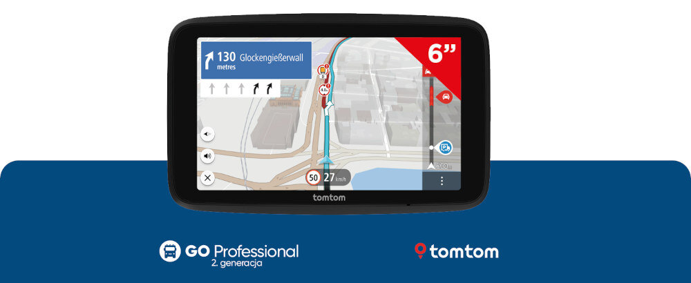 Nawigacja TOMTOM GO Professional 6 - Bezpieczna jazda z TomTom