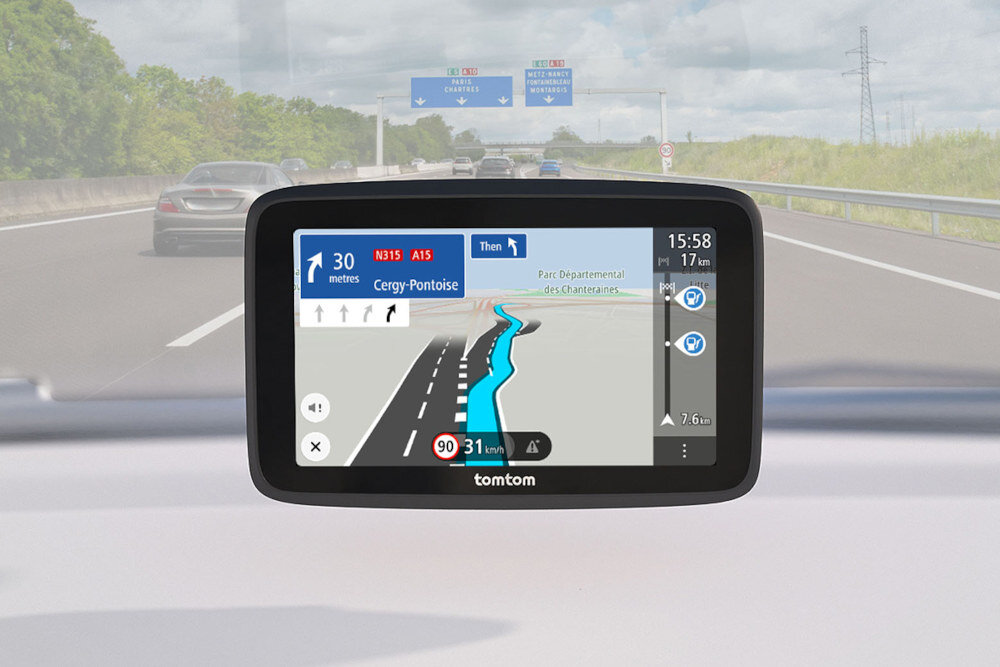 Nawigacja TOMTOM GO Professional 6 - Pasek RouteBar dla kontroli