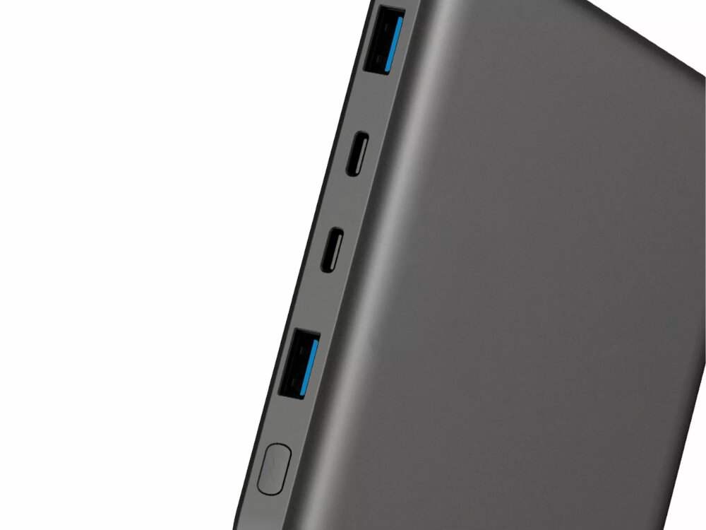Powerbank CANYON PB-2010 20000 mAh 140W Ciemnoszary dwa porty szybkie ladowanie power delivery usb-a usb pd 3.1