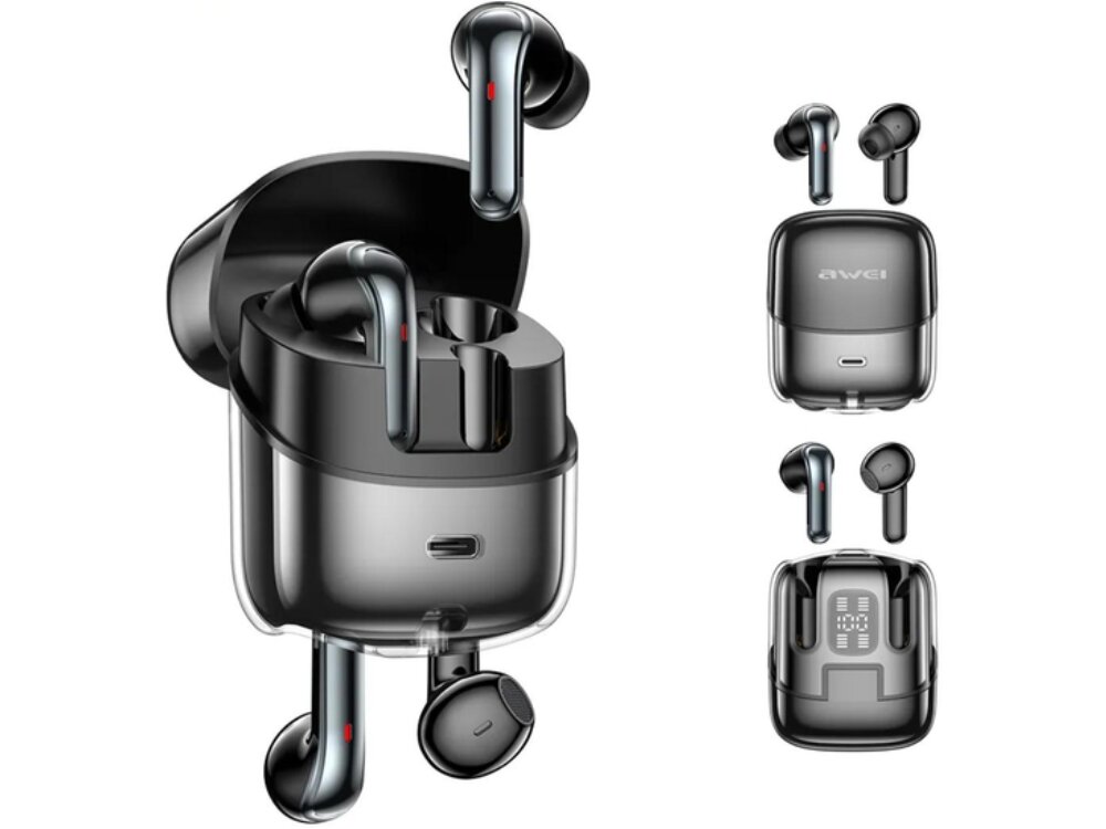 Słuchawki dokanałowe AWEI T79
			słuchawki na białym tle 13mm przetworniki stereo hifi enc wbudowane mikrofony czułość 114 db impedancja 32