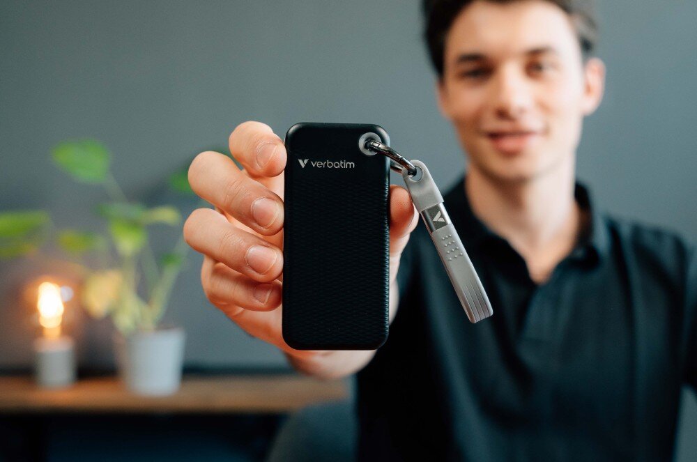 Dysk VERBATIM Pocket 1TB SSD Czarno-szary technologia SSD wytrzymałość zalety