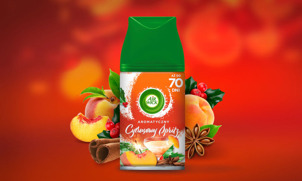 Wkład do odświeżacza powietrza AIR WICK Freshmatic Aromatyczny Cytrusowy Spritz wygląd