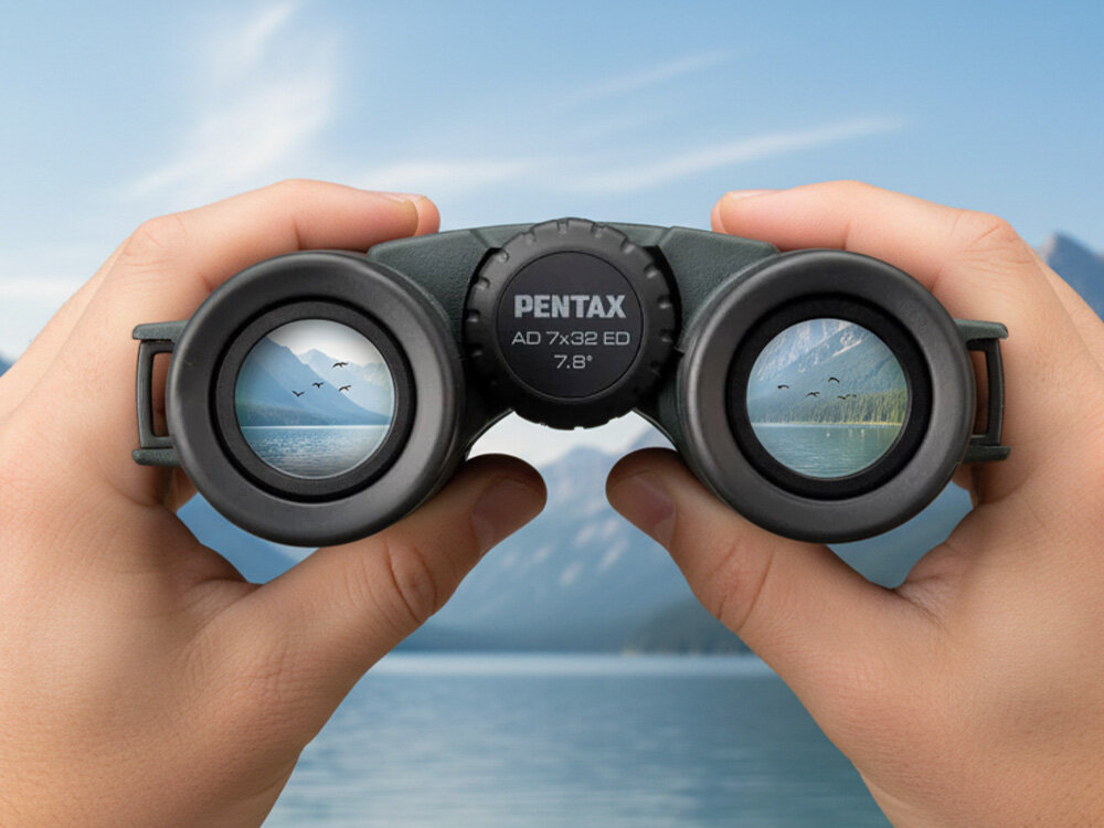 Lornetka PENTAX AD wielowarstwowe soczewki wysoki kontrast