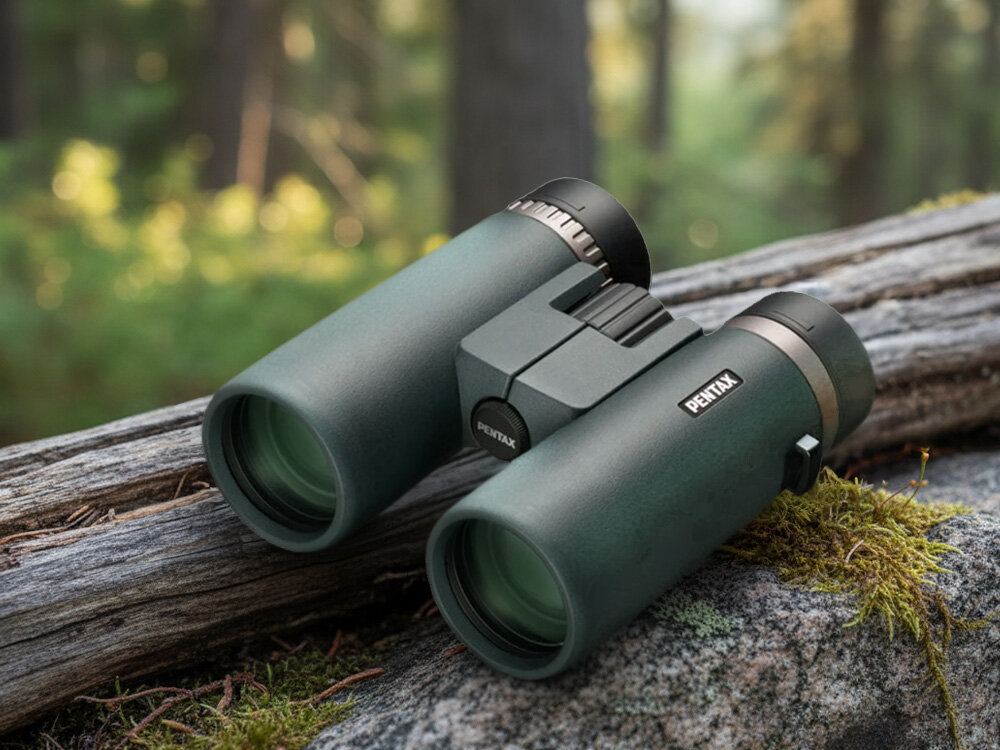 Lornetka PENTAX SD ED 42 mm – jasny obraz, wielowarstwowe powłoki, obserwacja przyrody