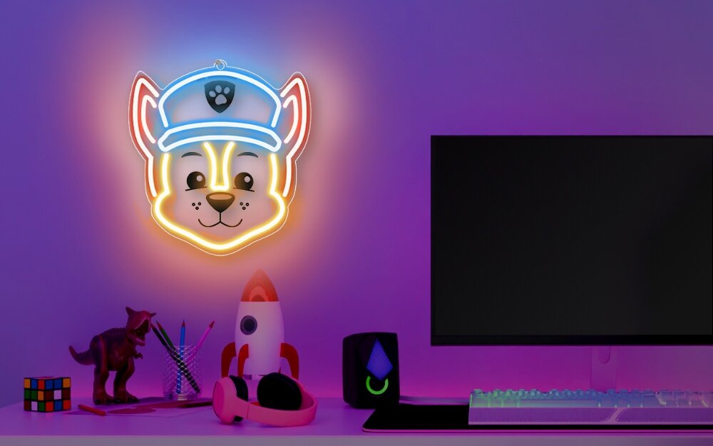 Neon LED PSI PATROL Lampki