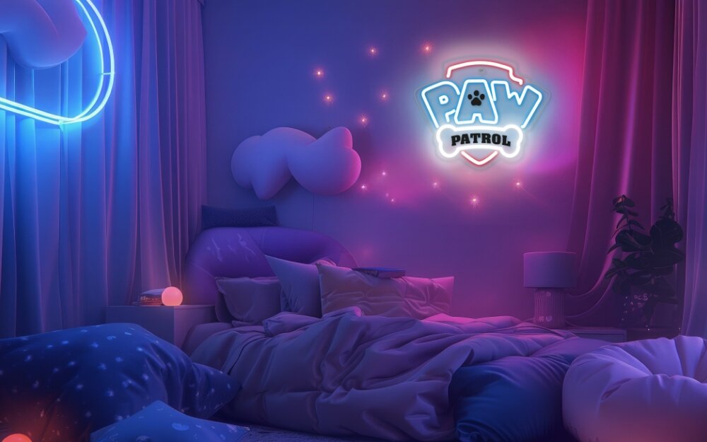 Neon LED PSI PATROL Zasilanie