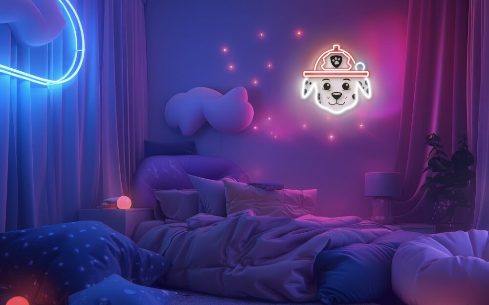 Neon LED PSI PATROL Zasilanie