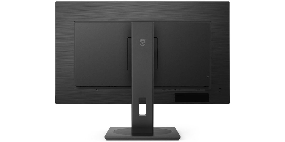 Monitor PHILIPS 32B1N3800/00 na białym tle - tył obudowy monitora.
