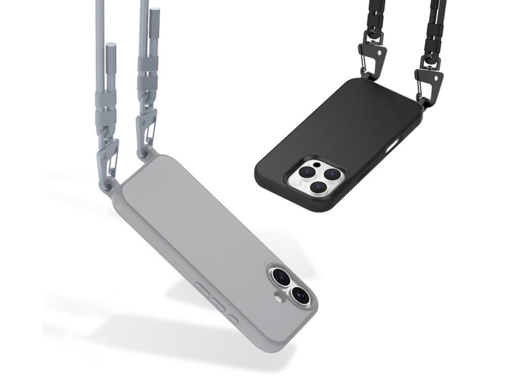 TECH-PROTECT MagNecklace smycz Odczepiany pasek wytrzymałych sznurków długość można regulować Mechanizm mocowania fotografowania, nawigacji czy w zatłoczonych miejscach