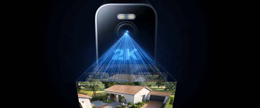 Kamera XIAOMI BW300 obraz 2K kolorowa noktowizja, kamera , 2K, dom