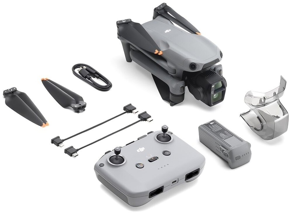 Dron DJI Air 3S (DJI RC-N3) opakowanie akcesoria