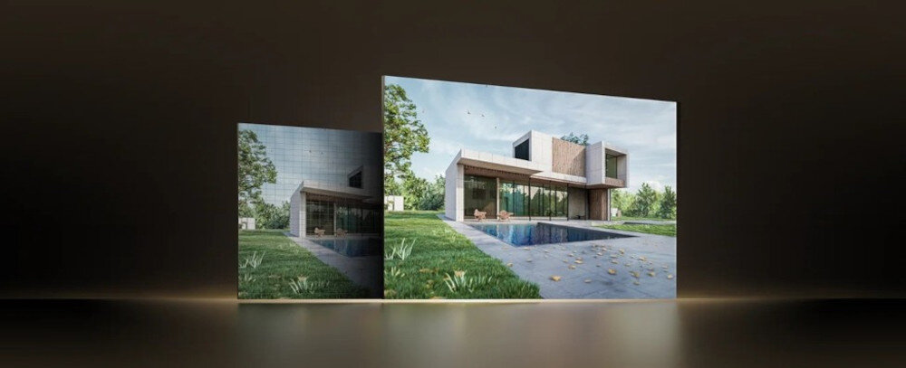 Kamera Xiaomi BW500 obraz 2,5K wysoka jakość, dwa obrazy z kamery w dwóch rozdzielczościach