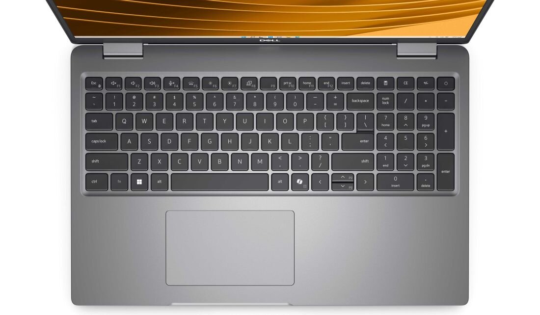 Laptop DELL Latitude 5550 z klawiaturą, smukły i wszechstronny laptop, doskonały do codziennych zadań i multimediów. - Copilot, Podświetlana klawiatura
