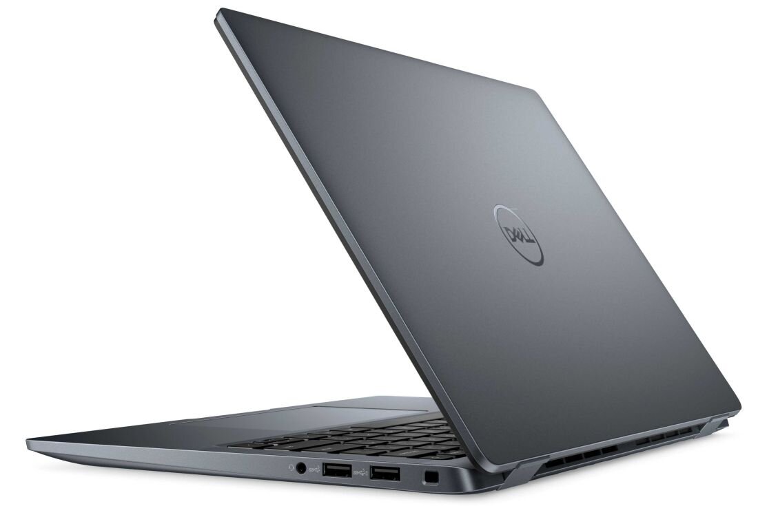 Laptop DELL Latitude 7350 pozany z tyłu lewym profilem. - Wszechstronne złącza