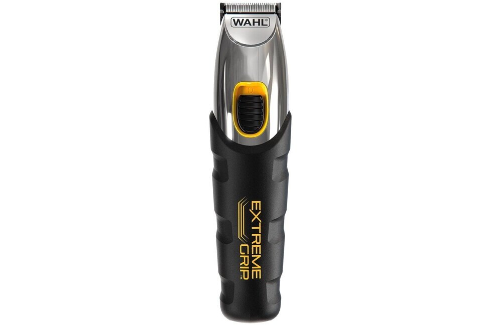 Trymer WAHL Extreme Grip Beard 9893-0440 urządzenie przodem na białym tle, bezprzewodowa konstrukcja, szybkie ładowanie