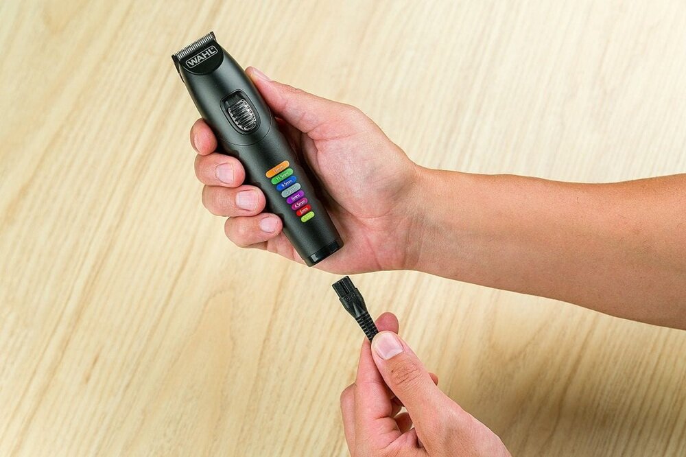 Trymer WAHL Color Trim Advanced 9893-0464, bezprzewodowa praca trymera, akumulator litowo-jonowy