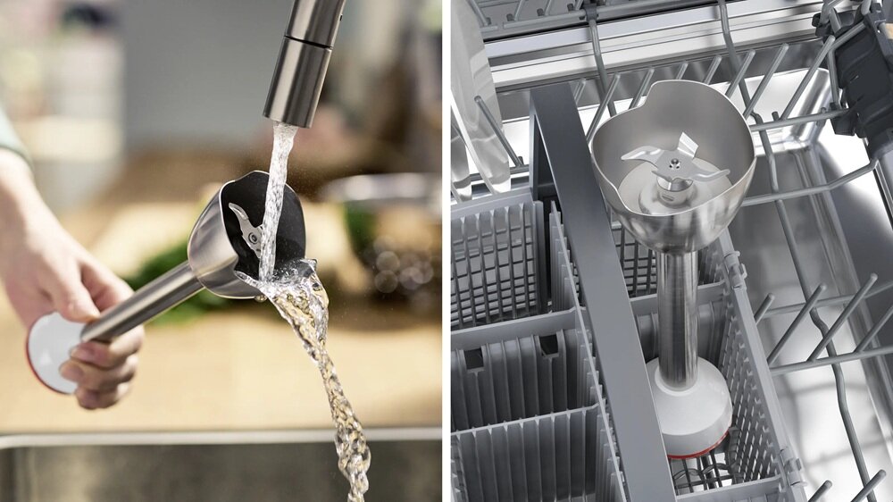 Blender BOSCH MSM4W221  łatwe czyszczenie, można myć w zmywarce, szybkie przywrócenie czystości